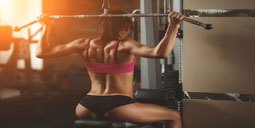 back-lat-pulldown is very good exercise for women.
