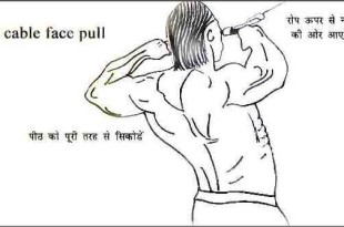 how to do high cable face pull in hindi